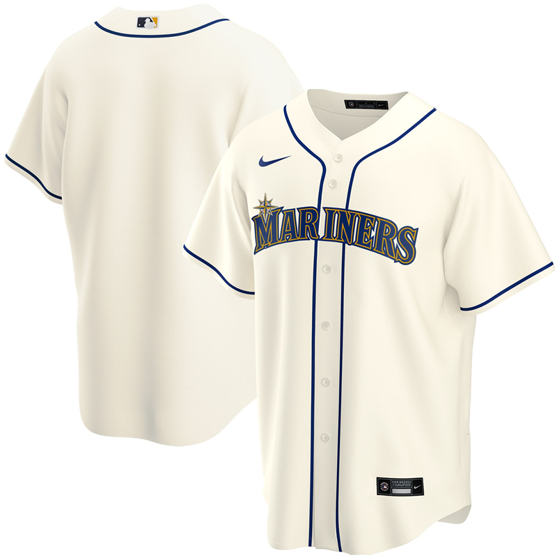 2020 MLB Youth Seattle Mariners Nike Cream Alternate 2020 Replica Team Jersey 1